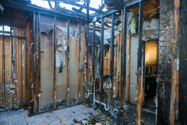 Professional Emergency Fire Cleanup technician working in Carrollton, KY